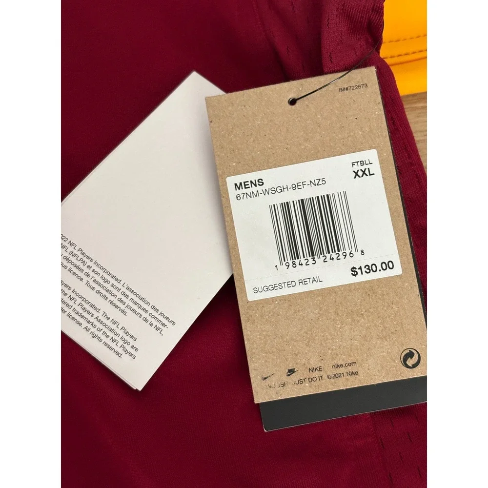 NWT Men's Nike Engineered Washington Commanders Jayden Daniels Jersey -XXL- Red